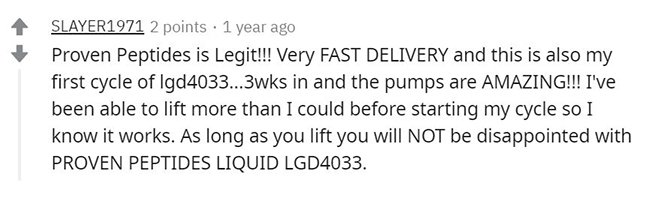 proven peptides reddit review