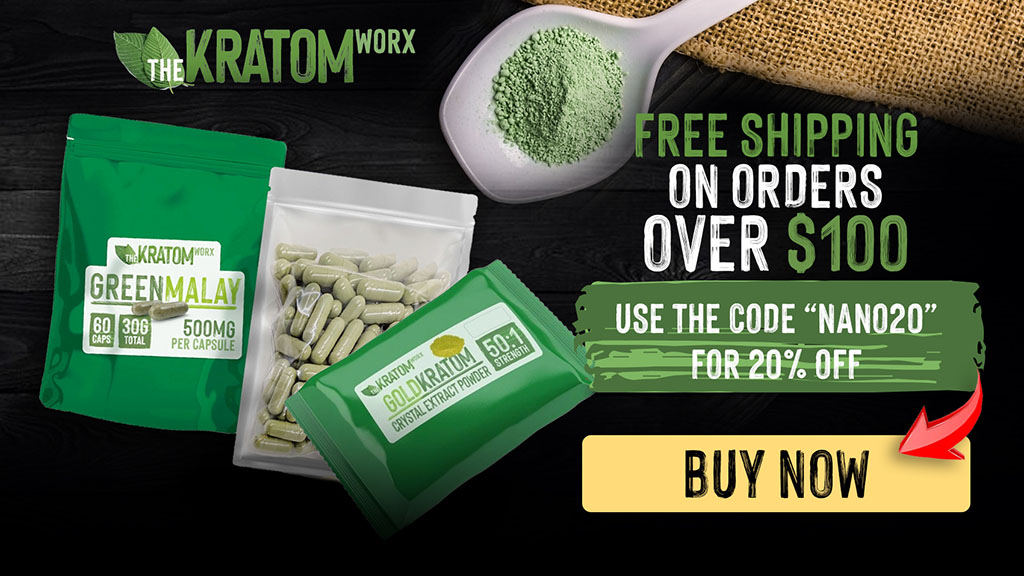 kratom worx banner ad