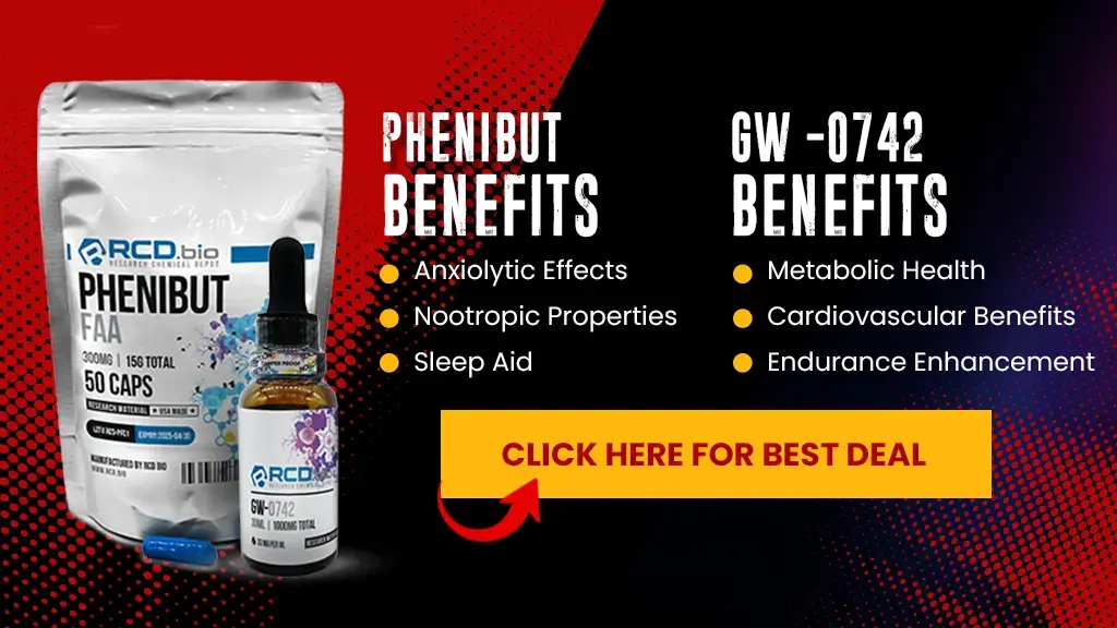 NanoTech's Review| Phenibut and GW-0742 from RCD.bio Benefits